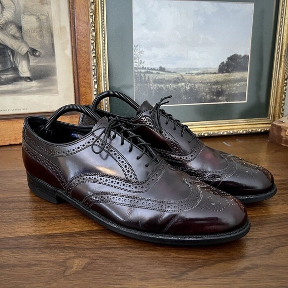 Florsheim Other - Florsheim Kenmoor Imperial Wingtip Burgundy 637530 Burgundy Sz 10D MRSP 229